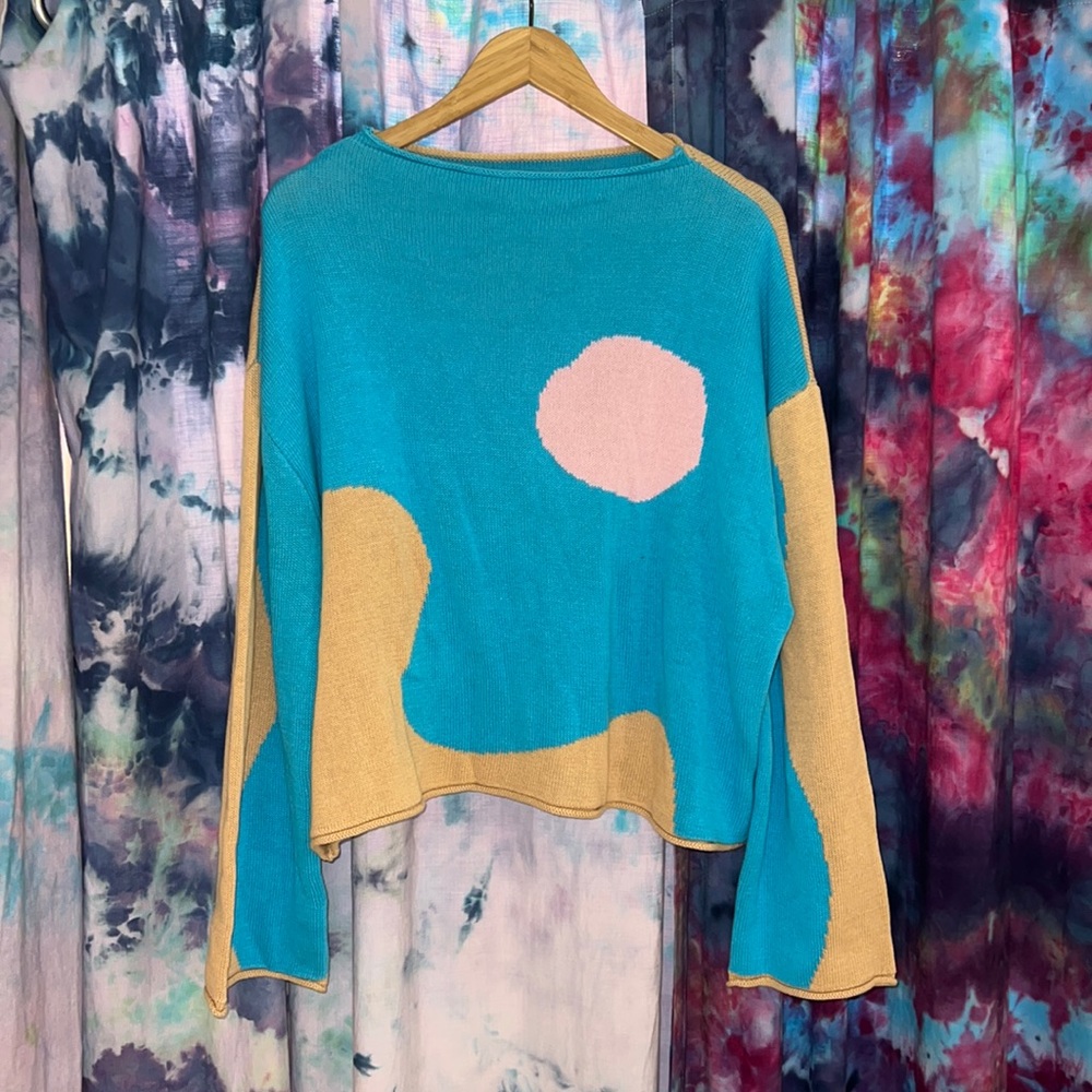 NWOT Sunrise Raw Edge Top: Bubble O'Bill - Arthur